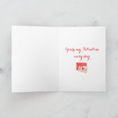 Verre weg Valentijnsdag kaart (Binnen)