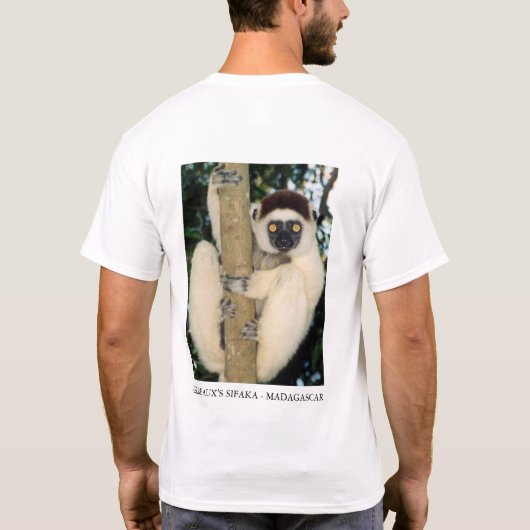  Verreaux's Sifaka T-shirt (Achterkant)