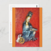 Verreesde meditatie briefkaart (Voorkant / Achterkant)