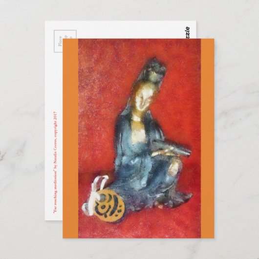 Verreesde meditatie briefkaart (Voorkant / Achterkant)