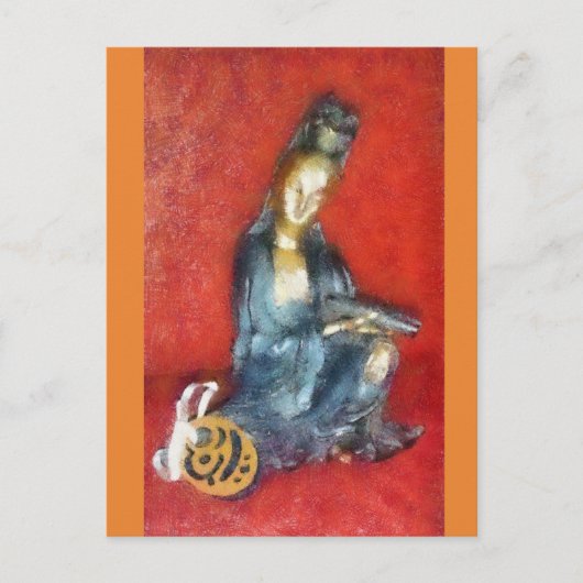 Verreesde meditatie briefkaart (Voorkant)