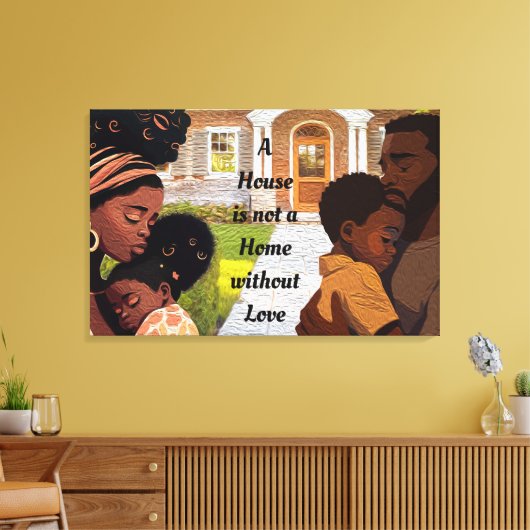 Verrekende canvas printwand (Insitu (Woonkamer))