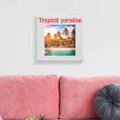 Verrekende canvas printwand afdruk (Insitu (Woonkamer))