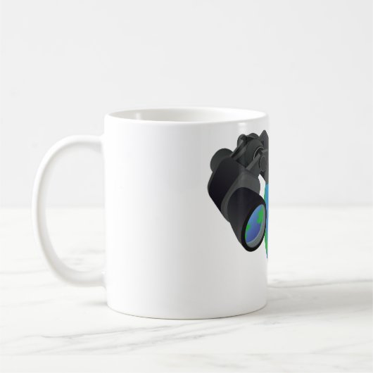 Verrekijker en aardse Mok (Links)