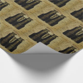 Verrekijker Vaderdag Verjaardag Cadeaupapier (Hoek)