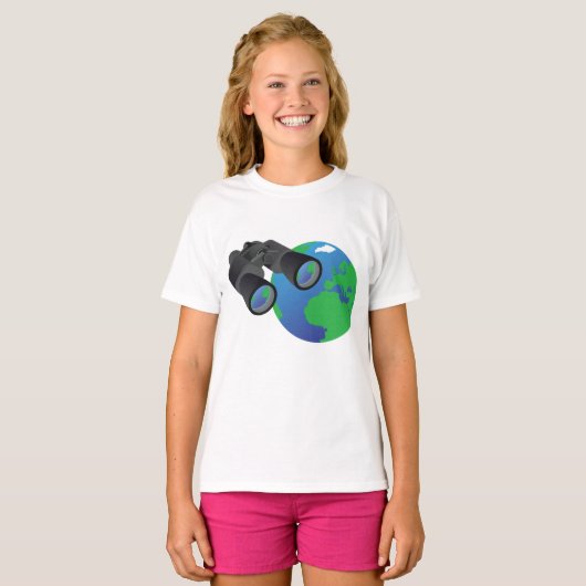 Verrekijkers en Earth Girls T-shirt (Voorkant volledig)
