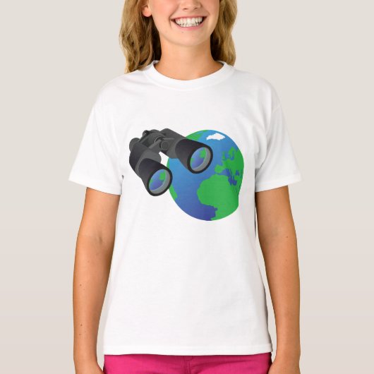 Verrekijkers en Earth Girls T-shirt (Voorkant)