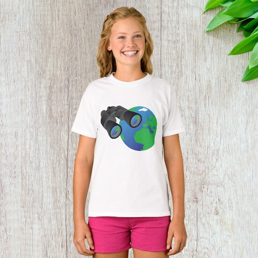 Verrekijkers en Earth Girls T-shirt