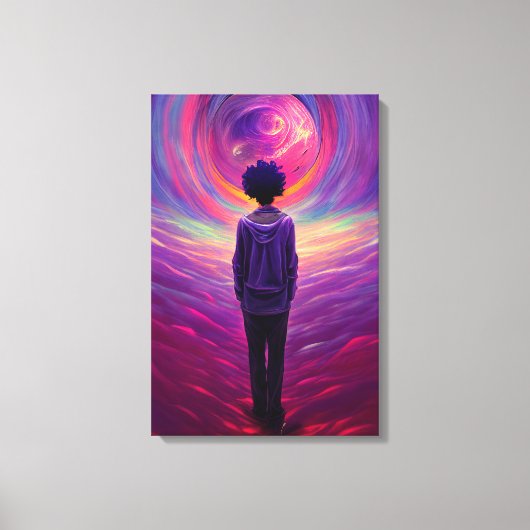 Verrekte Canvas Afdrukkunst: NDE NDE-tunnel (Voorkant)