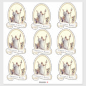 Verrezen Christus Pasen Opstanding Religieuze Jezu Sticker (Vel)