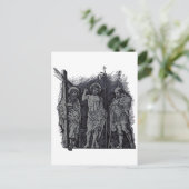 Verrezen Christus tussen de heiligen Andreas en Lo Briefkaart (Staand voorkant)
