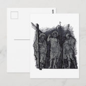 Verrezen Christus tussen de heiligen Andreas en Lo Briefkaart (Voorkant / Achterkant)