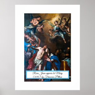 Verrezen Jezus verschijnt aan Maria Poster