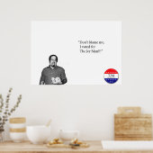 Verricht me niet poster (Keuken)