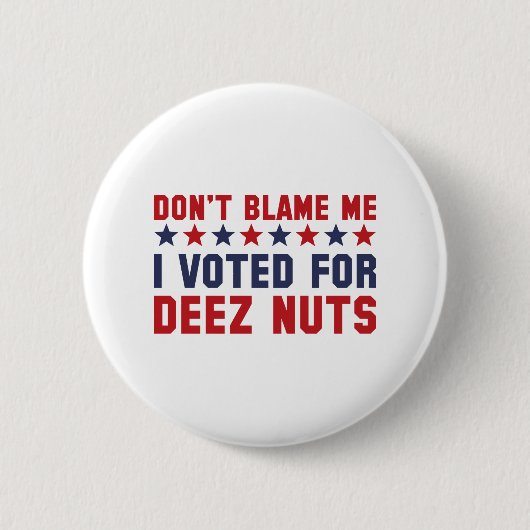Verricht me niet ronde button 5,7 cm (Voorkant)