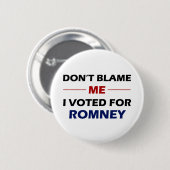 Verricht me niet ronde button 5,7 cm (Voorkant /achterkant)