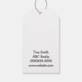 Verricht tijd voor uw verwijzingen Halloween Cadeaulabel (Achterkant)