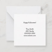 Verricht tijd voor uw verwijzingen Halloween Notitiekaartje (Achterkant)