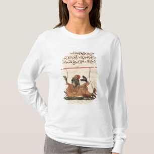 Verrichting op een paard, illustratie t-shirt