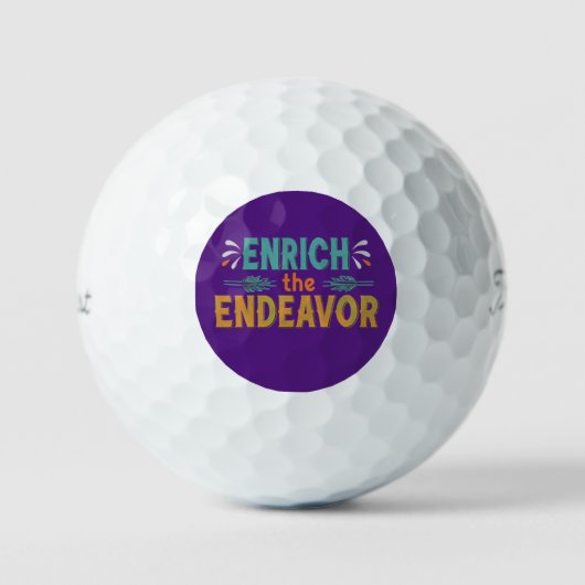 Verrijk de inspanning golfballen (Voorkant)