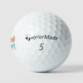 Verrijk de inspanning golfballen (Logo)