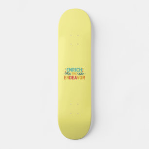 Verrijk de inspanning persoonlijk skateboard