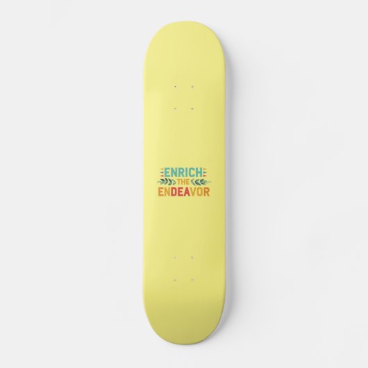 Verrijk de inspanning persoonlijk skateboard (Voorkant)