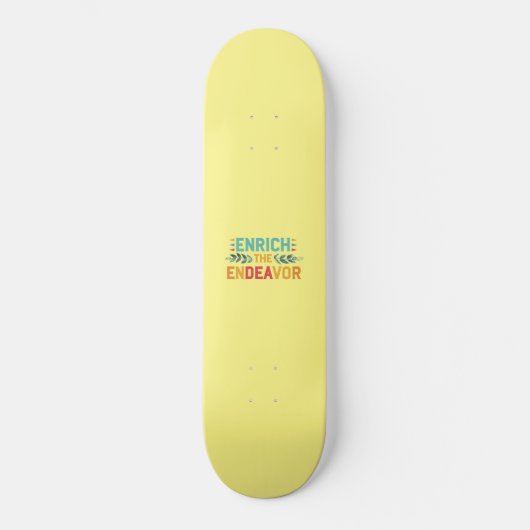 Verrijk de inspanning persoonlijk skateboard (Voorkant)