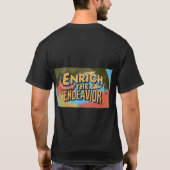 Verrijk de inspanning t-shirt (Achterkant)