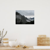 Verrijken in de wolken - poster van het Invictusge (Keuken)