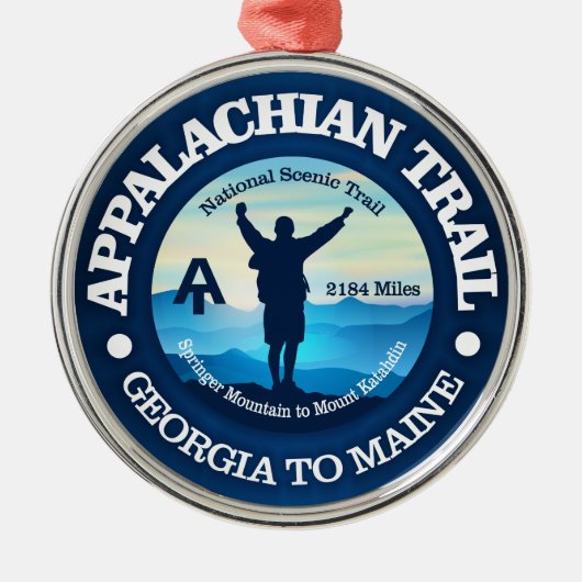 Verrijking (Appalachian Trail) 2 Metalen Ornament (Voorkant)