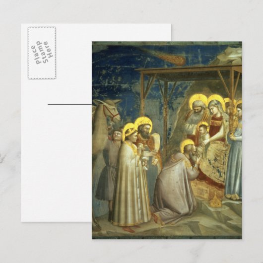 Verrijking van de Magi, c.1305 Briefkaart (Voorkant / Achterkant)