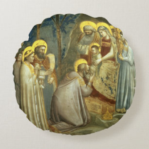 Verrijking van de Magi, c.1305 Rond Kussen