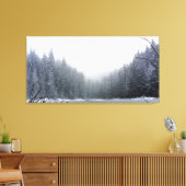 Verrijking van de winter canvas afdruk (Insitu (Woonkamer))
