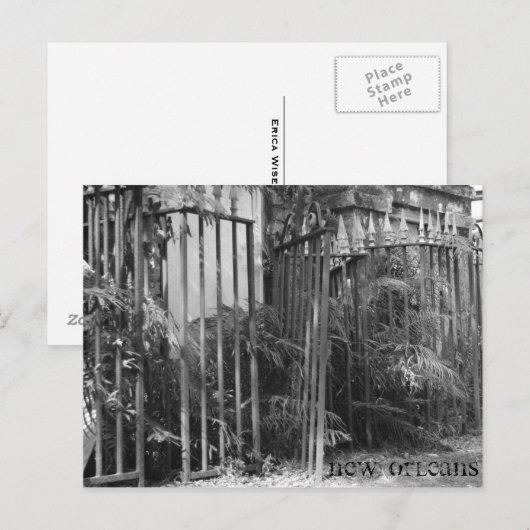 Verrijkt hek briefkaart (Voorkant / Achterkant)