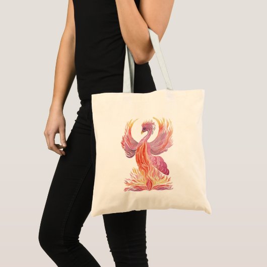Verrijst Feniks Tote Bag (Voorkant (product))