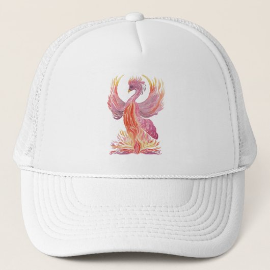 Verrijst Feniks Trucker Pet (Voorkant)