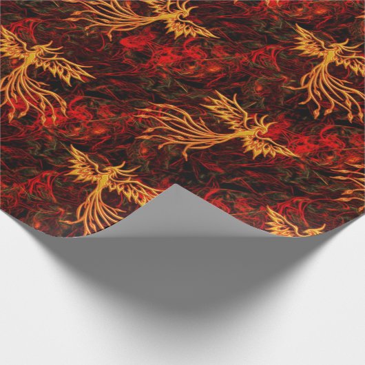 Verrijzen van het Phoenix-overlooppapier Cadeaupapier (Hoek)