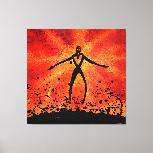 Verrijzenis (omwikkeld canvas) canvas afdruk (Voorkant)