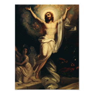 Verrijzenis van Christus door Robert Wilhelm Ekman Foto Afdruk