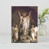 Verrijzenis van Christus. Fine Art Pasen Kaart (Staand voorkant)
