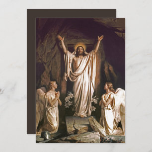Verrijzenis van Christus. Fine Art Pasen Kaart