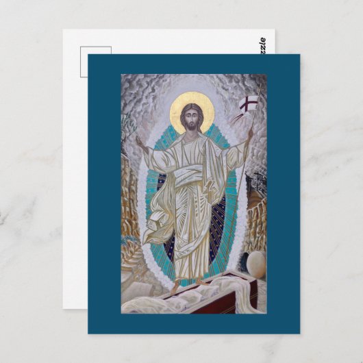 Verrijzenis van Christus Icoon Briefkaart (Voorkant / Achterkant)