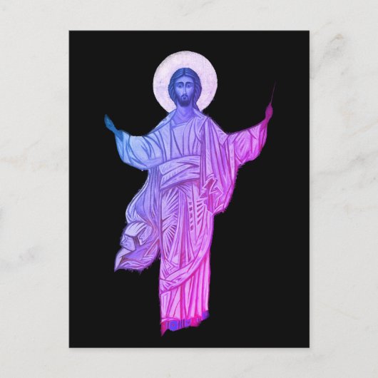 Verrijzenis van Christus Icoon Briefkaart (Voorkant)