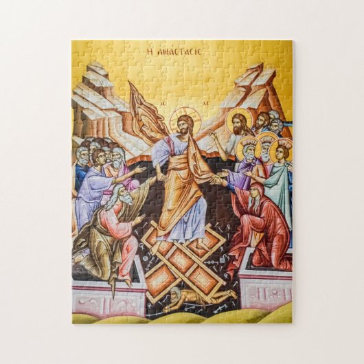 Verrijzenis van Christus orthodox icoon Legpuzzel (Verticaal)