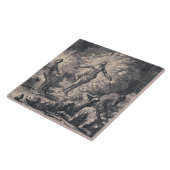 Verrijzenis van Jezus Christus door Jan Luyken Tegeltje (Zijkant)