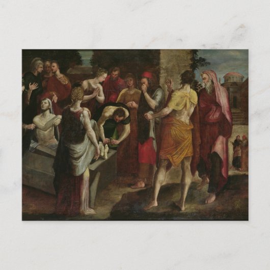 Verrijzenis van Lazarus 2 Briefkaart (Voorkant)
