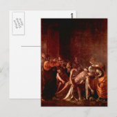 Verrijzenis van Lazarus door Caravaggio Briefkaart (Voorkant / Achterkant)