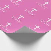 Verrijzenis Zondagskruis Christelijk Pasen Cadeaupapier (Hoek)