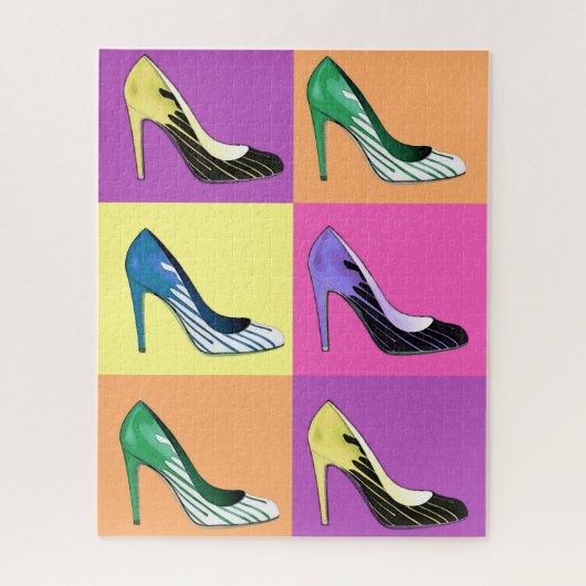 Verroeping van de Stiletto Legpuzzel (Verticaal)